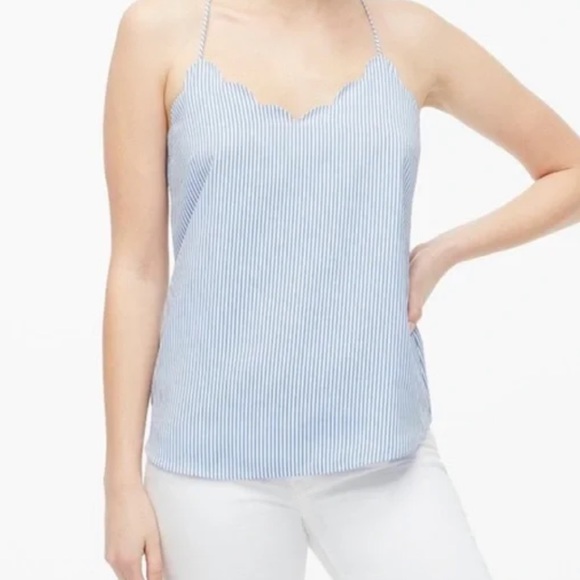 J. Crew Factory Tops J Crew Factory Scalloped Cami Top Poshmark